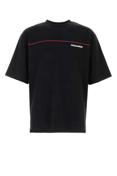 Dsquared2 Dsquared Oversize Cotton T-shirt In Black