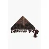Dsquared2 Patterned Silk Foulard With Tassels