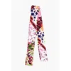 Dsquared2 Patterned Silk Slim Foulard
