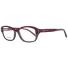 Dsquared2 Multicolor Plastic Frames In Burgundy