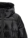 Dsquared2 Black Polyamide Full-length Jacket In Black