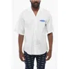 Dsquared2 Man Shirt White Size 42 Cotton, Elastane