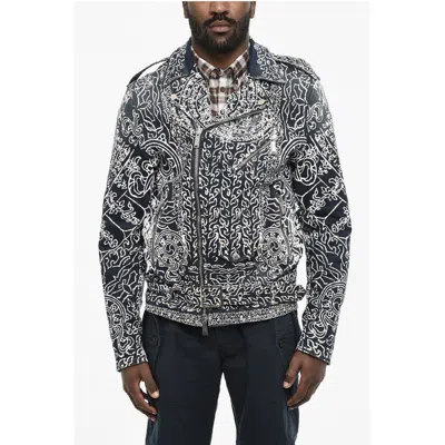 Dsquared2 Dsquared² Printed Biker Men's Jacket