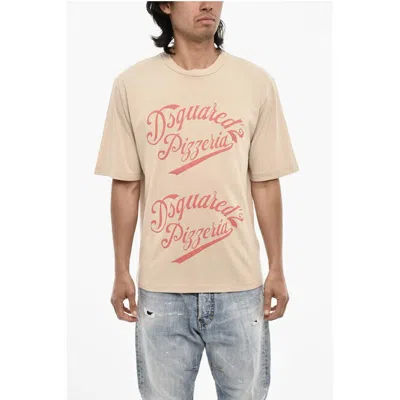 Dsquared2 Printed Cotton Crew-neck T-shirt