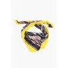 Dsquared2 Printed Cotton Foulard Grösse Unica In Yellow