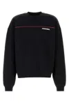 Dsquared2 Cotton Sweatshirt Crew Neck Long Sleeves In Black