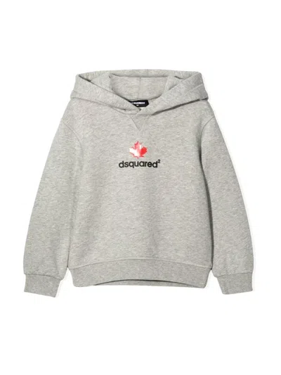 Dsquared2 Dsquared Relaxed Mini Sweatshirt For Kids In Gray