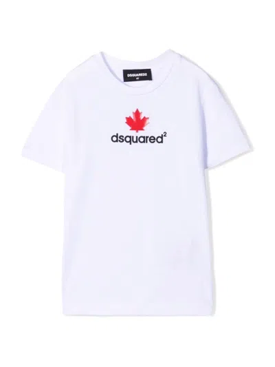 Dsquared2 Dsquared Relaxed Mini T-shirt For Kids In White