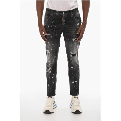 Dsquared2 Rhinestone Regular Fit Jeans