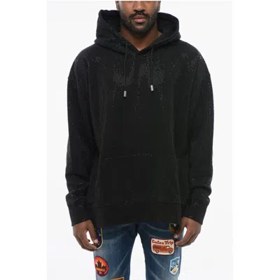 Dsquared2 Dsquared² Rhinestoned Cotton Ibra Men's Hoodie