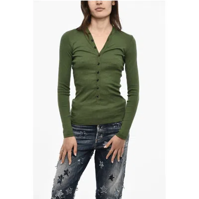 Dsquared2 Dsquared² Ribbed V-neck Women's Cardigan