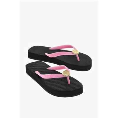 Dsquared2 Dsquared² Rubber Flip-flops With Heart Women's Details