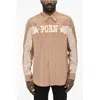 Dsquared2 Satin Shirt With Contrast Print