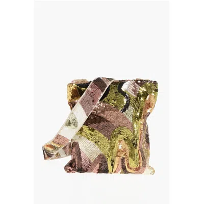 Dsquared2 Dsquared² Sequined Camouflage Crossbody Women's Bag