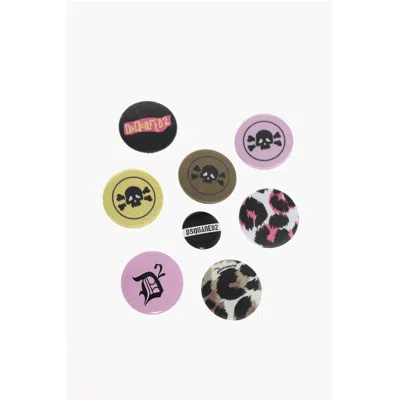 Dsquared2 Dsquared² Set Of Multi Patterned Women's Pins