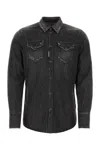 Dsquared2 Dsquared Black Denim Western Shirt In Black