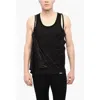 Dsquared2 Silk Blend Underwear Tank Top With Lace Hem