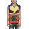 Dsquared2 Sleeveless Multicolor Sweater