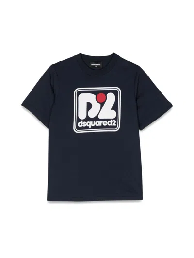 Dsquared2 Dsquared Slouch Fit T-shirt In Blue