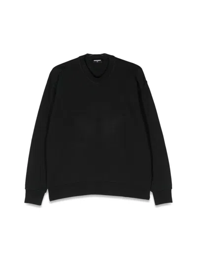 Dsquared2 Dsquared Slouchy Fit Crewneck Sweatshirt For Kids In Black