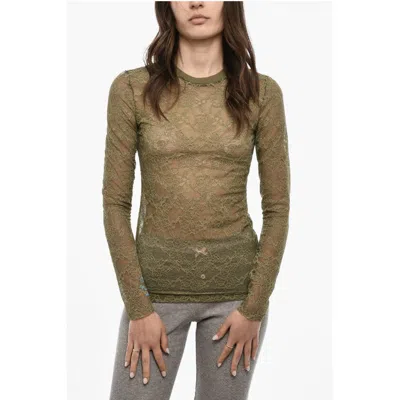 Dsquared2 Dsquared² Solid Color Lace Women's Top