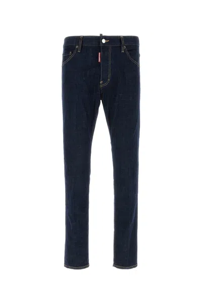 Dsquared2 Dsquared Stretch Denim Cool Guy Jeans In Navy