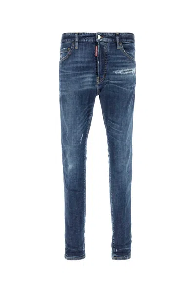 Dsquared2 Dsquared Stretch Denim Cool Guy Jeans In Blue