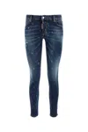 Dsquared2 Distressed Trimmings Textured Denim Pants