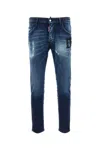 Dsquared2 Dsquared Stretch Denim Skater Jeans In Blue
