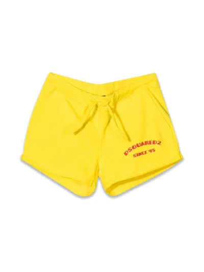 Dsquared2 Dsquared Stylish Teen Mini Socks In Yellow
