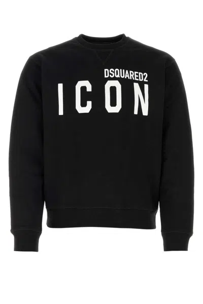 Dsquared2 Black 'icon' Crewneck Sweatshirt
