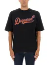 Dsquared2 Dsquared Loose Fit Sponge Patch T-shirt In Black