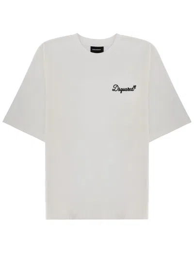 Dsquared2 Dsquared T Shirt With Logo In White