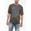 Dsquared2 Tie-dyed Effect T-wesher T-shirt With Print