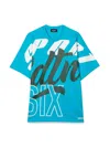 Dsquared2 Dsquared T-shirt Allover Writing In Blue