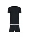 Dsquared2 Dsquared Men T-shirt And Boxer Set In Black
