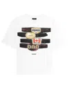 Dsquared2 Men T-shirt In Cotton With Graphic Print In White