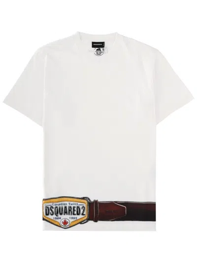 DSQUARED2 DSQUARED T-SHIRT "ICONIQUE" CON STAMPA