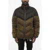 Dsquared2 Two-tone Quilted Jacket With Logo Buttons