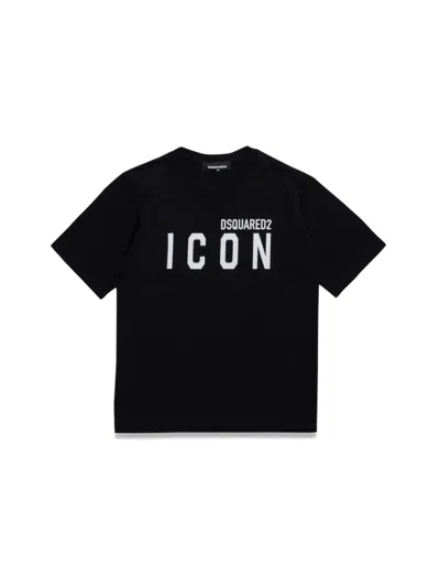 Dsquared2 Dsquared Unisex Kids' T-shirt In Black