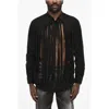 Dsquared2 Vintage Effect Shirt With Spread Collar