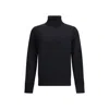 Dsquared2 Wool Turtleneck Sweater Sweaters And Cardigans Black In Black