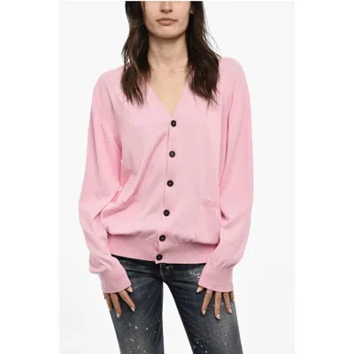 Dsquared2 Dsquared² Weight Cotton Cardigan With Double Breast Women's Pockets