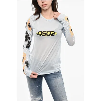 Dsquared2 Lightweight Printed Crew Neck T-shirt