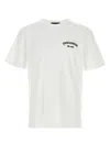 Dsquared2 Men White Crewneck T-shirt With Logo Lettering On The Front In Cotton Man