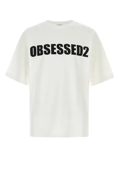 DSQUARED2 DSQUARED WHITE COTTON T-SHIRT