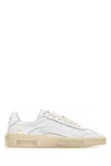 Dsquared2 Rider Sneakers Low Top Perforated Rubber Sole In White