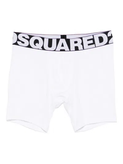 DSQUARED2 DSQUARED WHITE STRETCH BOXER