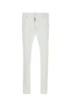 Dsquared2 Dsquared Men White Stretch Denim Cool Guy Jeans In White