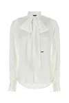 Dsquared2 Dsquared White Viscose Shirt In Multi